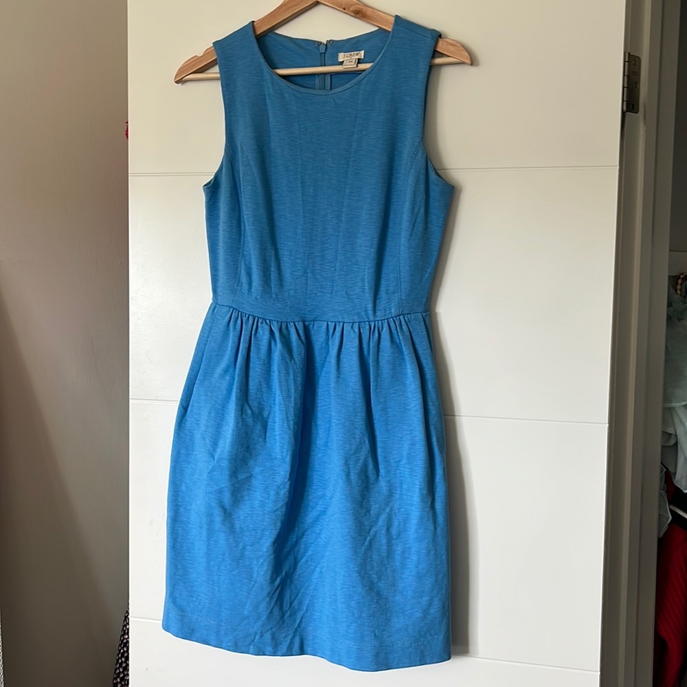 Blue J.Crew skater dress